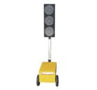 Portable traffic lights on site