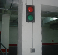 traffic light control in parking