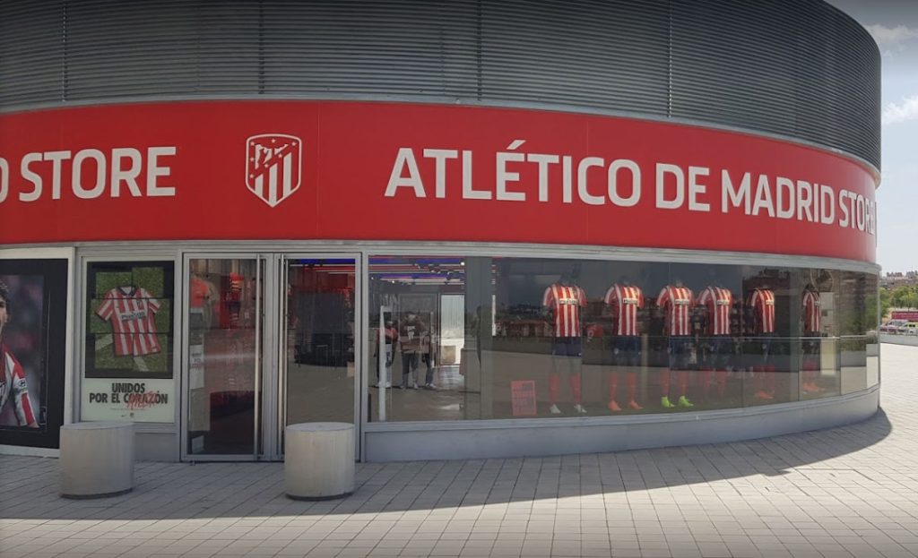 Concrete bollards installed at Atletico de Madrid by Ado