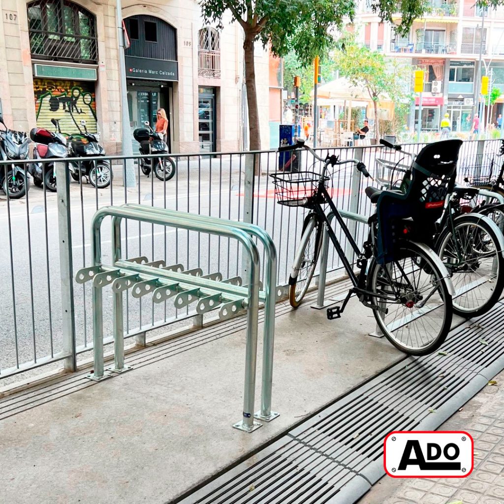 parking bicycles and scooters