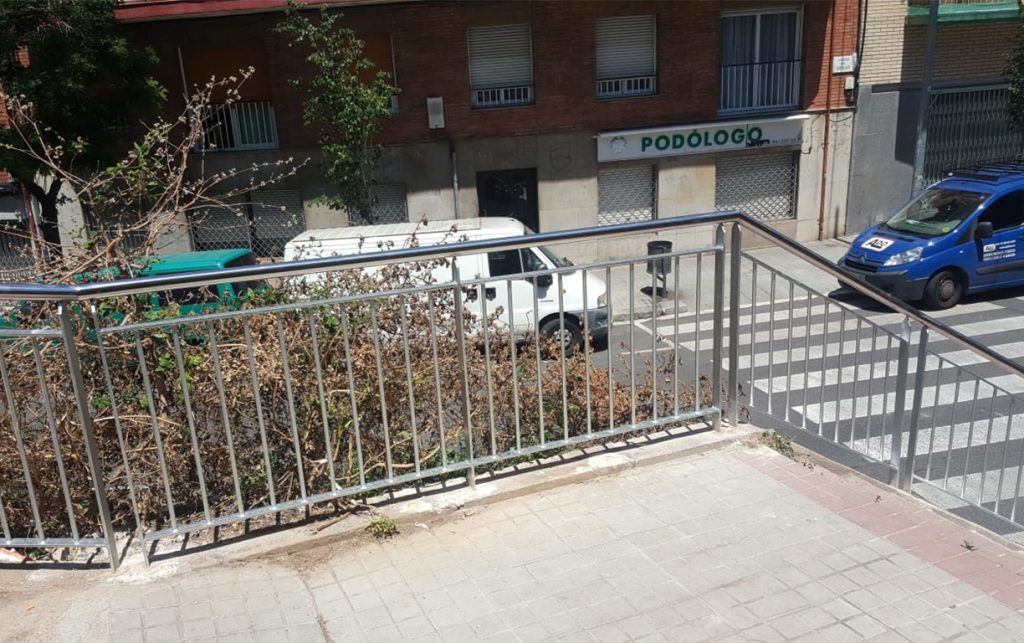 Urban fances in the Horta-Guinardó neighborhood