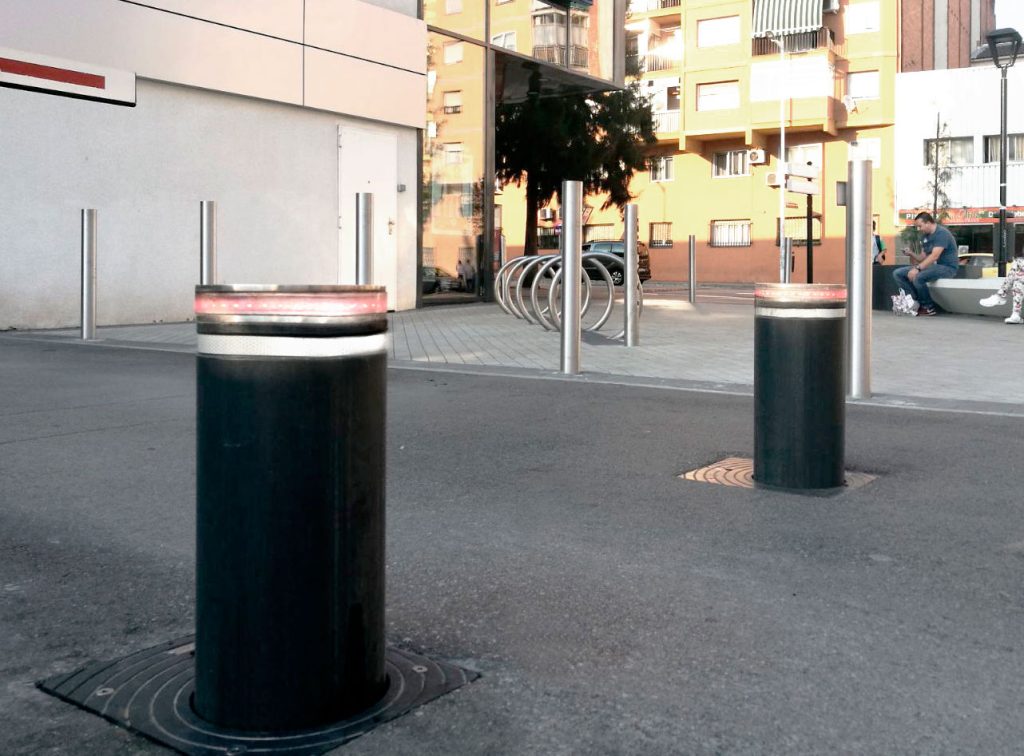 melbourne automatic retractable bollards