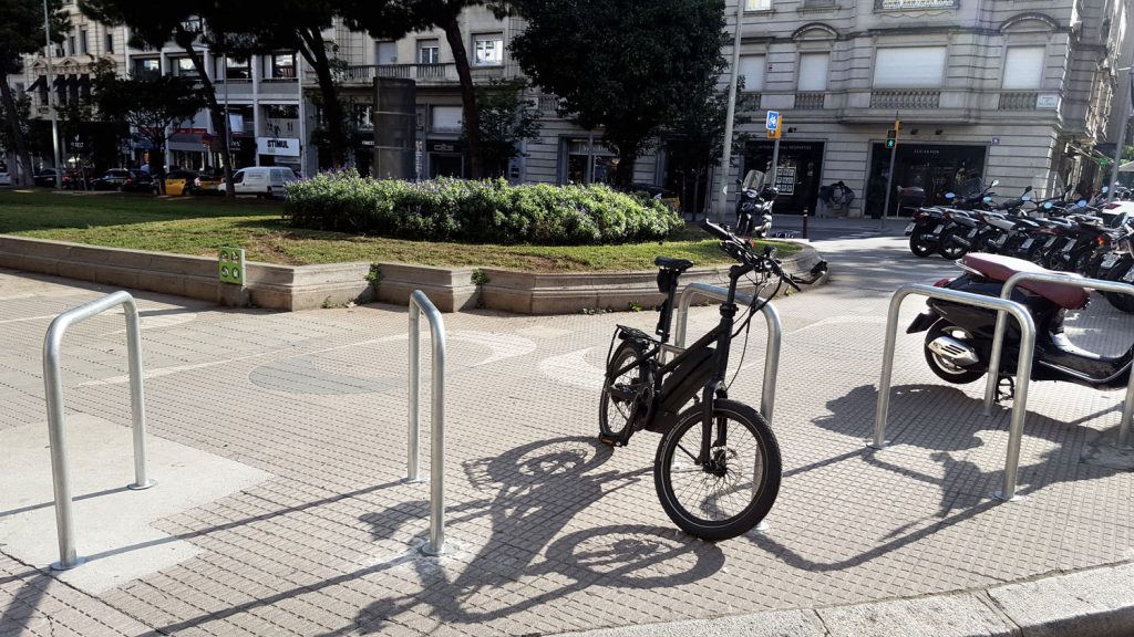 Bicycle racks installed