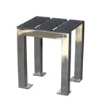 banc en acier inoxydable rigo