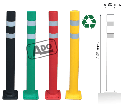 Modèles de bornes en polyuréthane A-Flex 80 dt