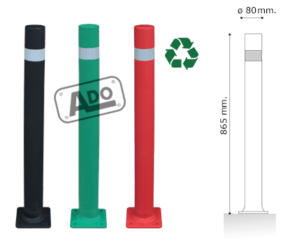 Mod�les de bornes en polyur�thane A-Flex 80