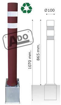 Modles de bornes A-flex dt avec base en fer amovible