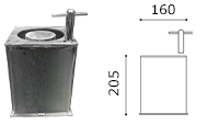 base hierro extraible pilonas a-eco dt