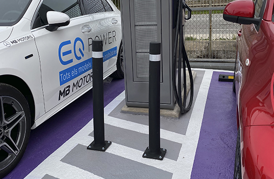 Borne aflex 80 avec plaque install�e