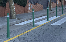 Borne verte a-flex 80 avec plaque install�e