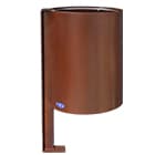 poubelles acier corten sime