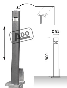 dissuasore city telescopico manuale