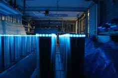 anello luminoso led rgb blu