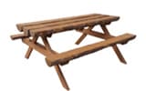 tavoli da picnic in legno rustico