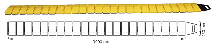 dosso artificiale portatile dimensione