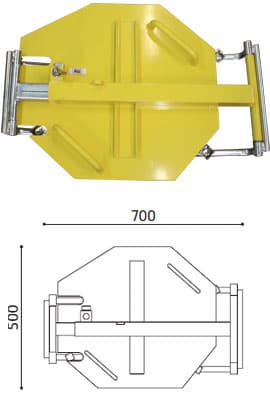 large wheel clamp