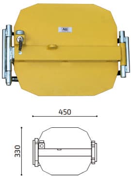 medium wheel clamps