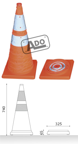 teide fabric collapsible cone