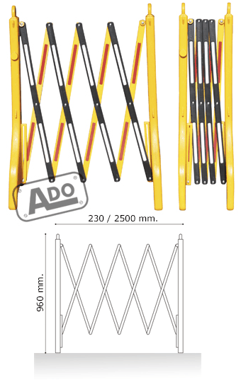 extendable plastic fences