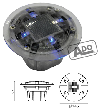 solar road studs light watersky