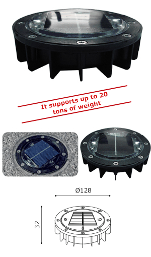 embedded solar road studs light empo