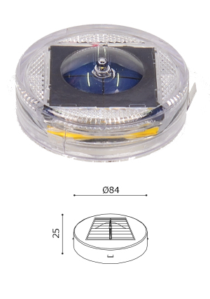 quick solar road stud light