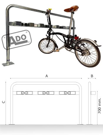 e-number bicycle parking