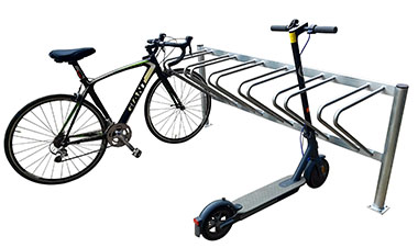 Impuls set bicycle and scooter rack
