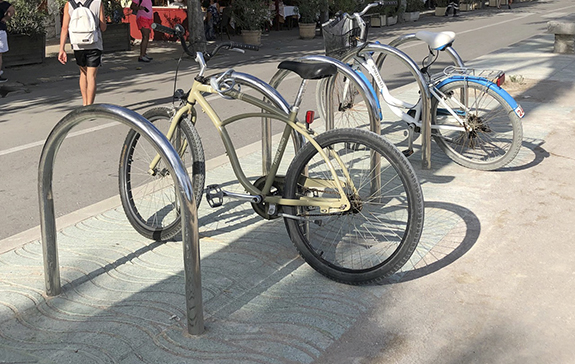 bicycle parking arra intalled