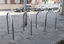 bicycle parking arra intalled