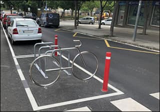 bike 2 bicycle parking installed