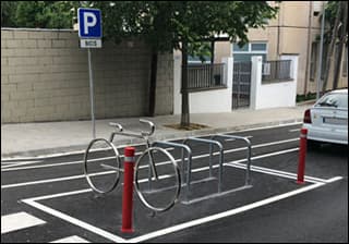 bike 2 bicycle parking installed