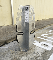cape bicycle parking installed