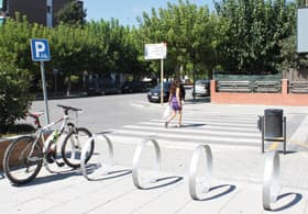 vila bicycle parking installed