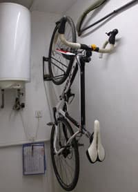 wall bicycle parking installed