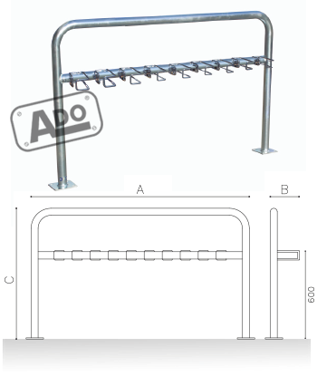 skater scooter rack