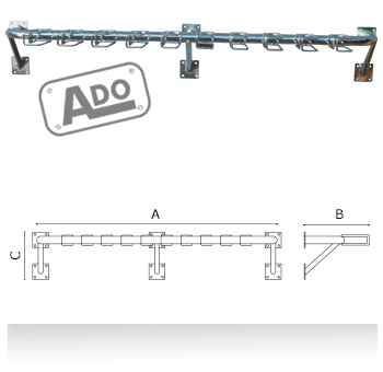 wheeler wall scooter racks