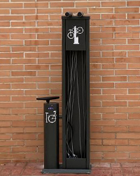 bike maintenance station installed