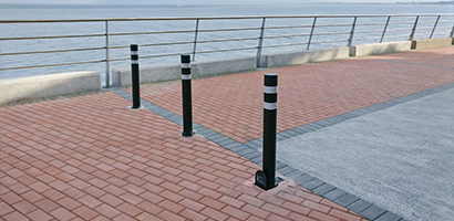 semiflexible removable bollard a eco dt