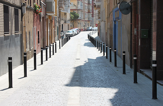 aeco bollards installed