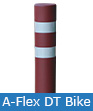 flexible bollards a-flex dt bike lanes