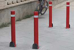 a-flex dt bollards installated