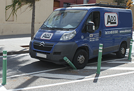 A-FLEX DT High-resistance flexible fixed bollards impact