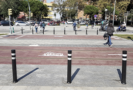 A-FLEX DT High-resistance flexible fixed bollards impact