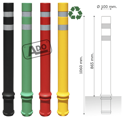 a-flex dt flexible bollards