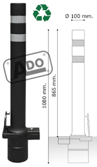 semiflexible dt removable bollards models