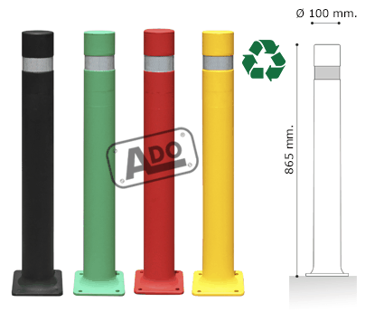 A-Eco B polyurethane bollards models