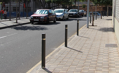 barceco bollards installed