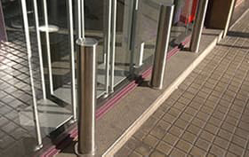 fixed stainless steel bollards