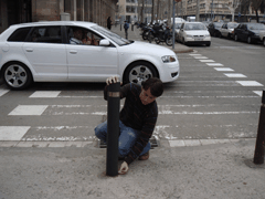 city2 bollard installation